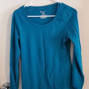 Teal blue shirt